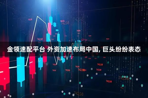 金领速配平台 外资加速布局中国, 巨头纷纷表态
